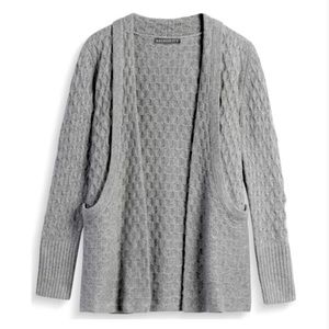 Brixon Ivy Lawley Cable Knit Open Cardigan, M